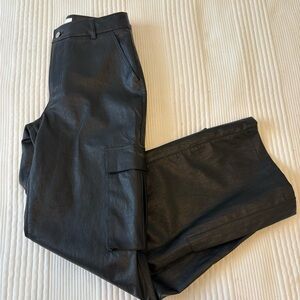 OAK + FORT Black Wide Leg Pants